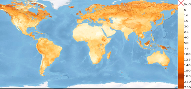 ¿Cuántas reservas de carbono hay en el mundo?