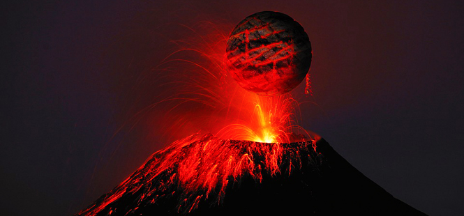 ¿Por qué las erupciones de los volcanes pueden ser lentas o explosivas?