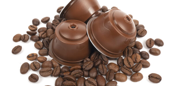 Espresso coffee capsules and coffee beans