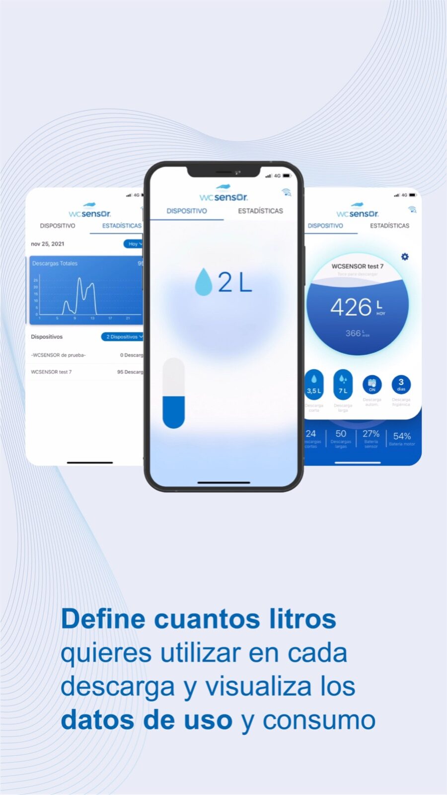 APP DEFILNE LOS LITROS A GASTAR