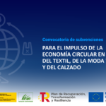 Convocatoria de subvenciones para el impulso de la economía circular en el sector textil, de la moda y la confección del calzado 2024
