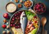 Alimentos ricos en melatonina: Alimentos ricos en melatonia: cerezas, nueces, avena, plátanos, pescado y jengibre