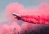 Polvo rosa para incendios