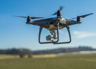 Drones en inspección y deguridad