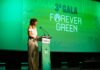 La exgimnasta rítmica, Almudena Cid, en la 3ª Gala Forever Green
