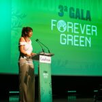 La exgimnasta rítmica, Almudena Cid, en la 3ª Gala Forever Green