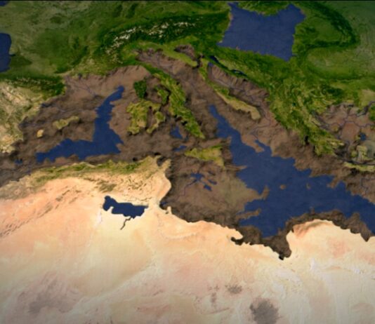 El Mediterráneo durante el Messiniense