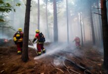 Incendios en Las Médulas