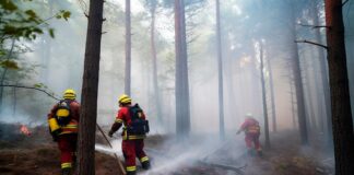 Incendios en Las Médulas